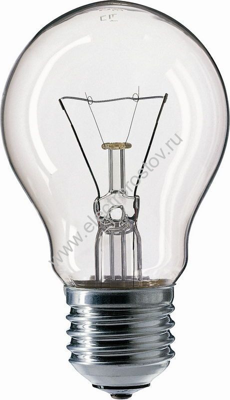 Лампа накаливания 12В 60Вт Е27 230В МО 12-60