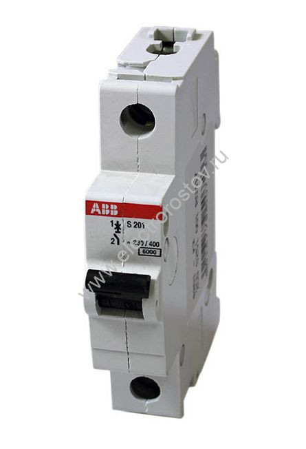 S201 Автоматический выключатель 1P C40 6кА ABB