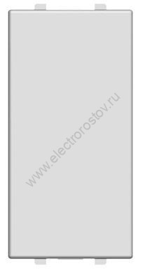 Zenit Серебро Заглушка, 1 мод ABB