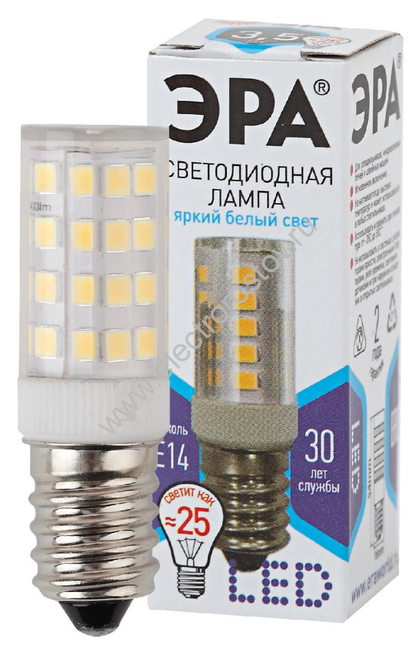 Лампа светодиодная LED "мини" 3.5W 840 Е14 220В для холод., швейн. машин