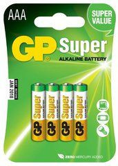 Батарейки AAA мизинчиковые (бл. 4шт) GP