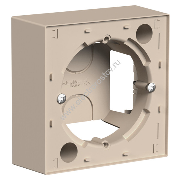 AtlasDesign Песочный Коробка для наружного монтажа Schneider Electric