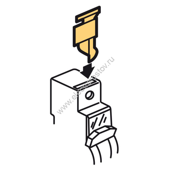 Заглушка для пломбировки автоматических выключателей (комлпект 4шт) Legrand