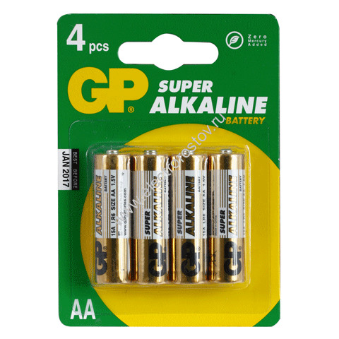 Батарейки AA (бл. 4шт) GP