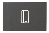 Zenit Антрацит Выключатель карточный с задержкой отключения (5-90 сек.) 2 мод ABB