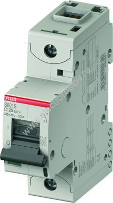 S801C Автоматический выключатель 1P C125 15кА ABB