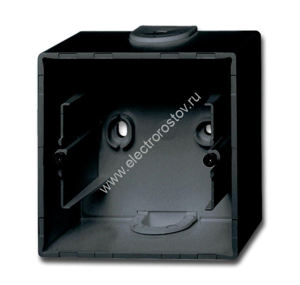 Basic 55 Шато Черный Коробка для открытого монтажа, 1-постовая ABB