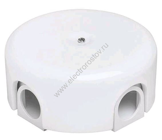 BIRONI Керамика Белый Коробка распределительная 110х35мм (4 кабельных ввода в комплекте)