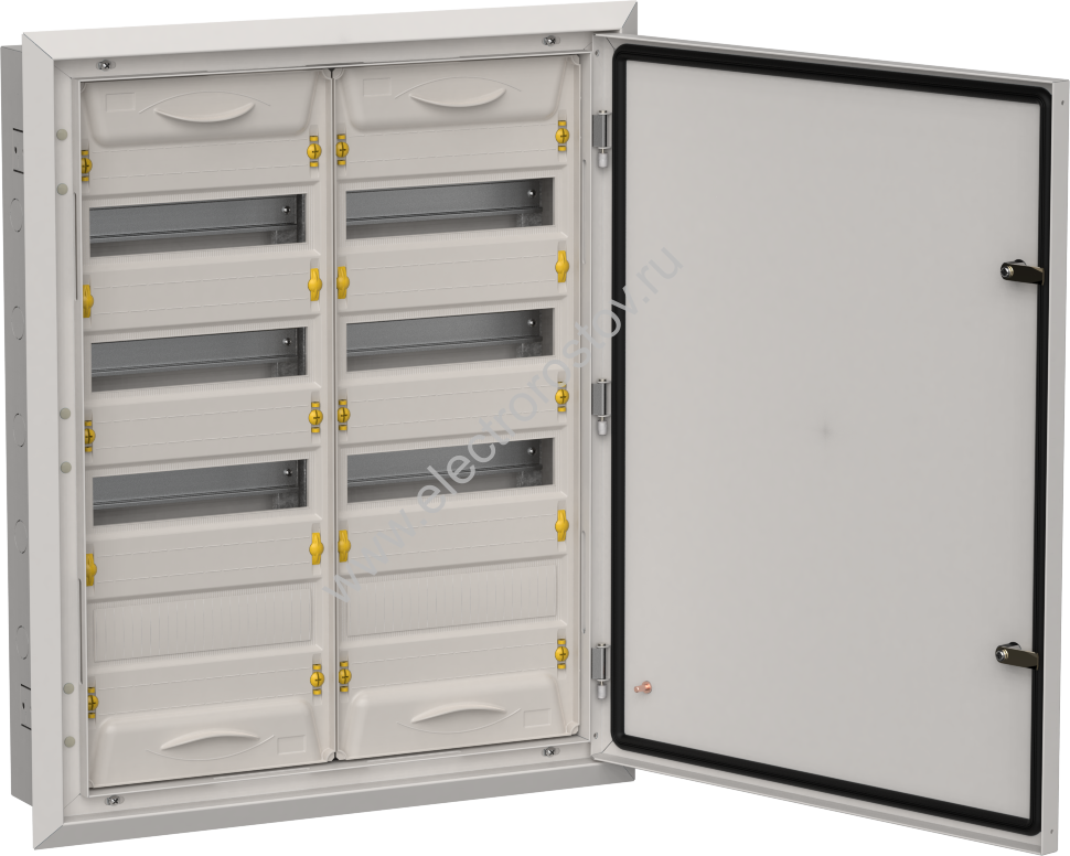 TITAN 5 Корпус мет. ЩРв-96 (2х48) 755х625х130 IP31 сер IEK