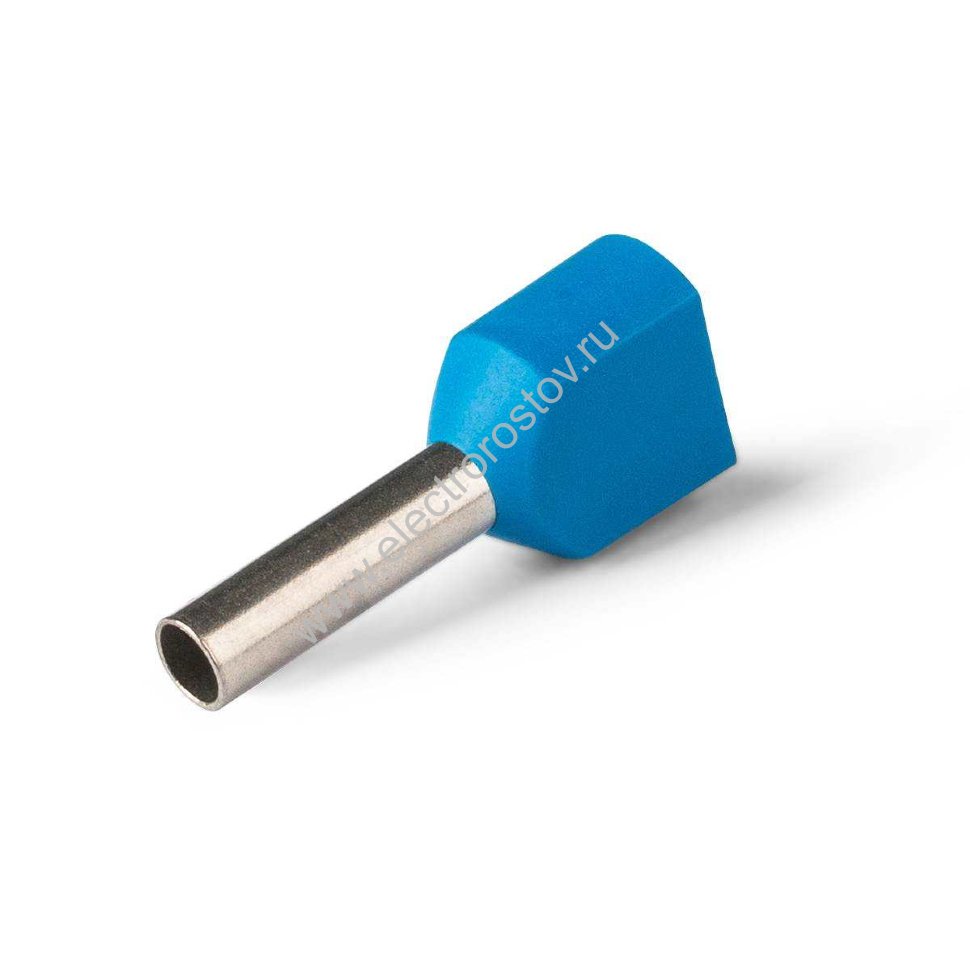 Наконечник штыревой (двойной) НШВИ(2) 2,5мм² - 10мм КВТ