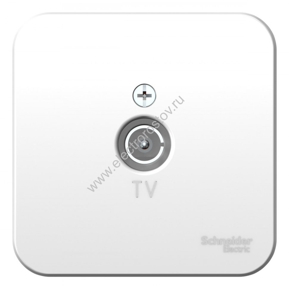 Blanca наруж Белый Розетка TV, изолир. пластина Schneider Electric