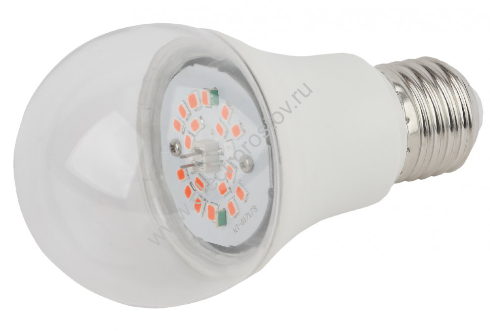 Лампа для роста растений FITO LED A60 Груша 10Вт Е27 ЭРА