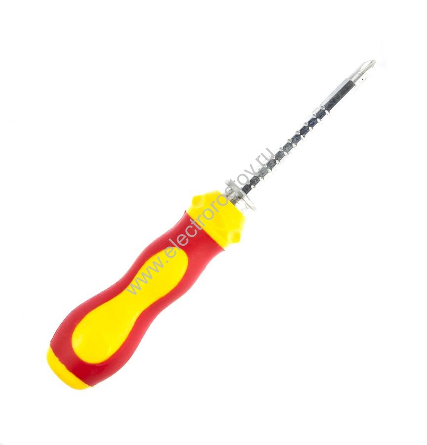 Отвертка телескопическая mini PH0/SL3 80мм