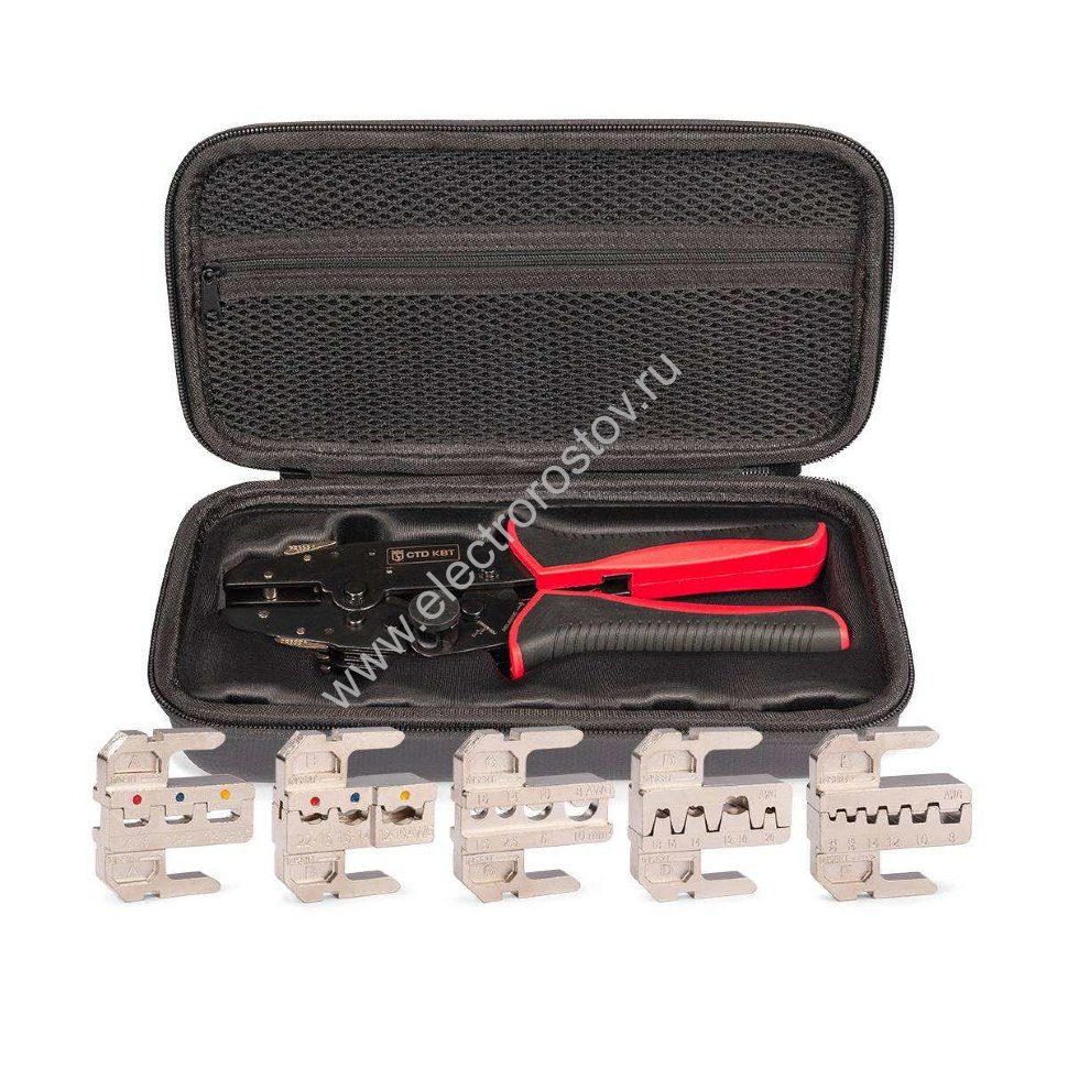 КВТ Пресс-клещи с набором матриц CTD+5 серия QUICK PRO