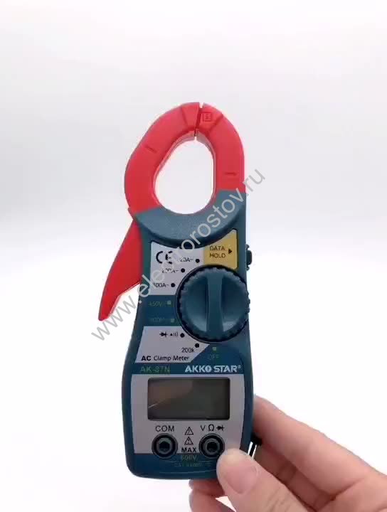 Клещи токовые цифровые AK-87N AKKOSTAR
