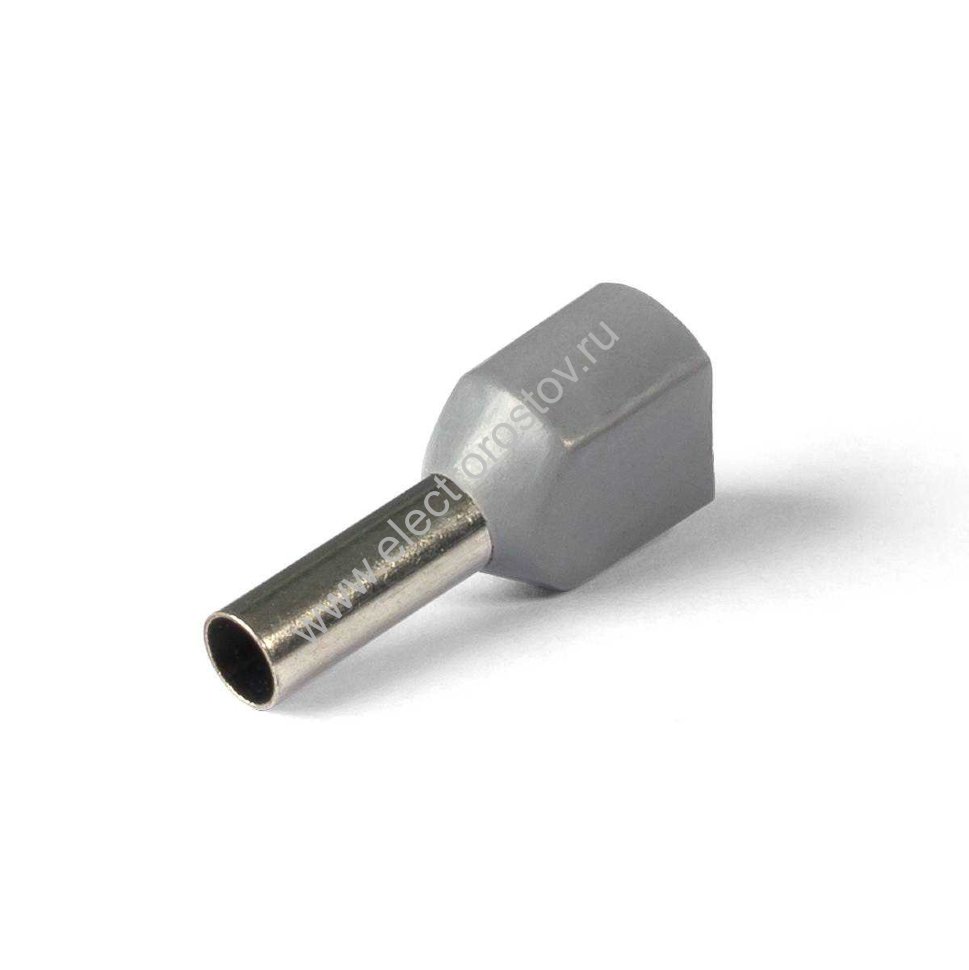 Наконечник штыревой (двойной) НШВИ(2) 4мм² - 12мм КВТ