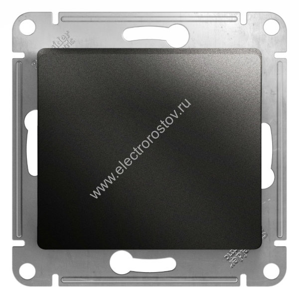 Glossa Антрацит Переключатель перекрестный 1-клавишный Schneider Electric