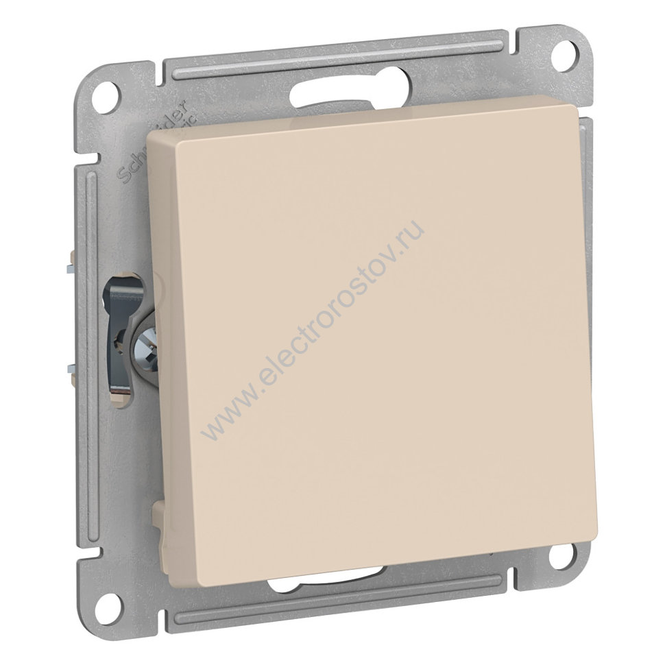 AtlasDesign Беж Переключатель 1-клавишный Schneider Electric