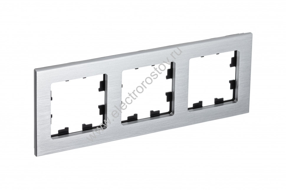 AtlasDesign Nature Металл серебро Рамка 3-ая Schneider Electric