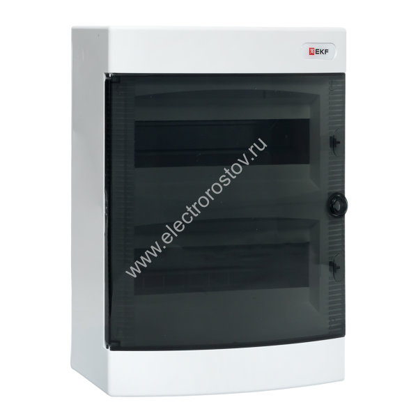 EKF Щит распределительный навесной "Unix" прозрачная дверь 2х12 модулей IP40 EKF PROxima