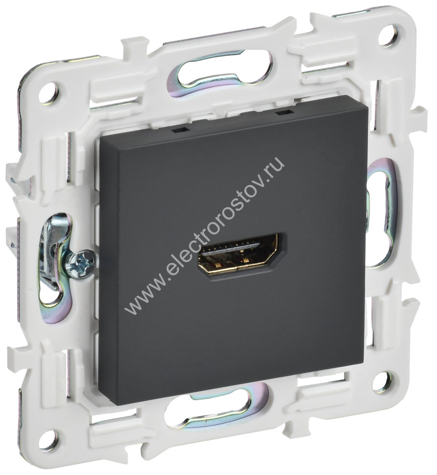 IEK SKANDY Графит Розетка HDMI SK-H01G
