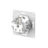AtlasDesign Шампань Розетка 1-ая с/з c быстрозажим. клеммами Schneider Electric