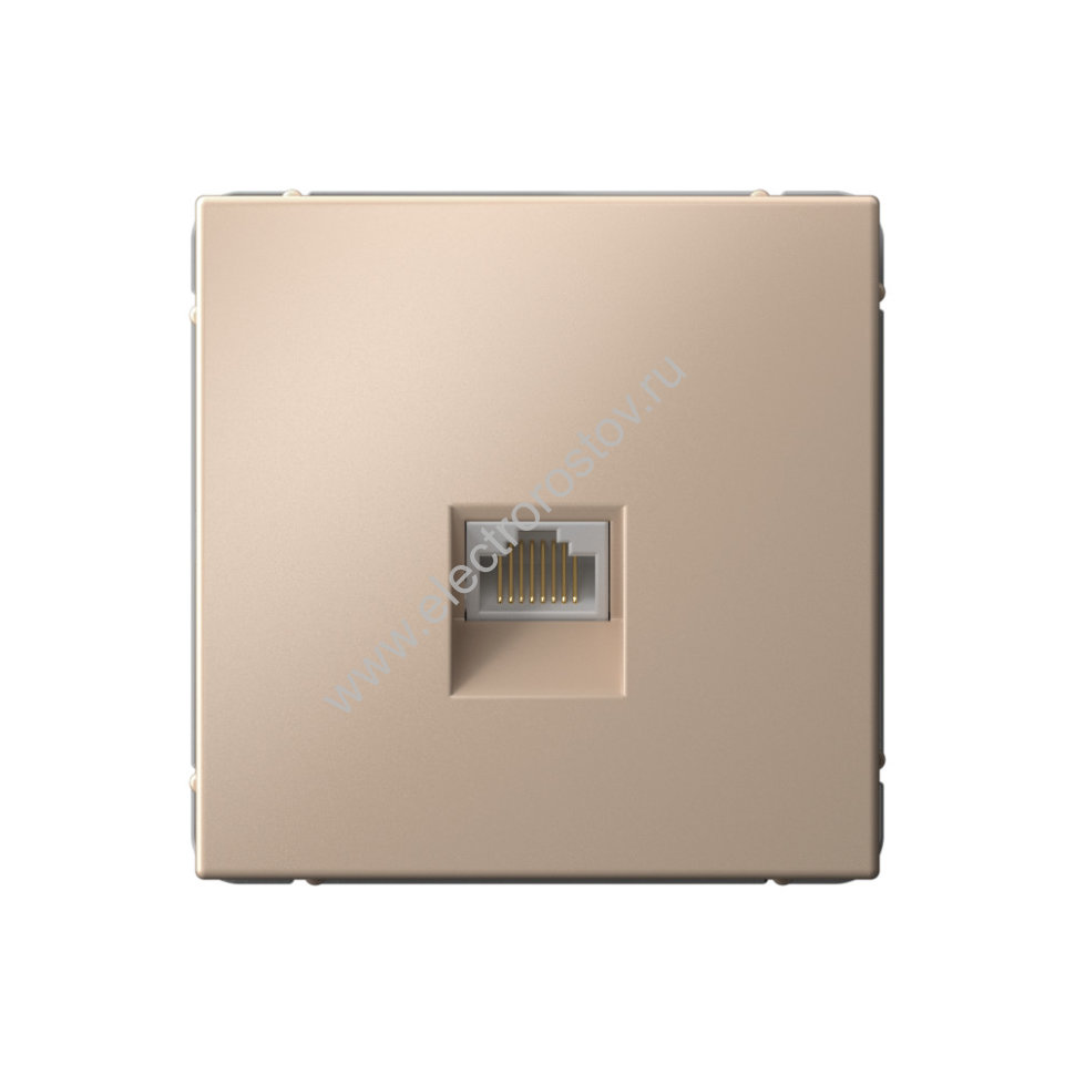 Systeme Electric ArtGallery Песочный Розетка компьютерная RJ45, кат. 6A, механизм