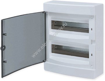 EKF Щит распределительный навесной "Unix" белая дверь 2х12 модулей IP40 EKF PROxima