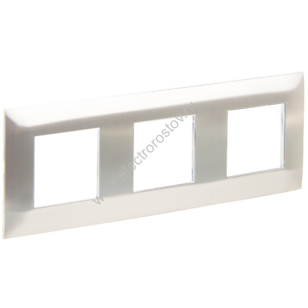 IEK SKANDY Металл Никель Рамка 3-ая SK-F33N