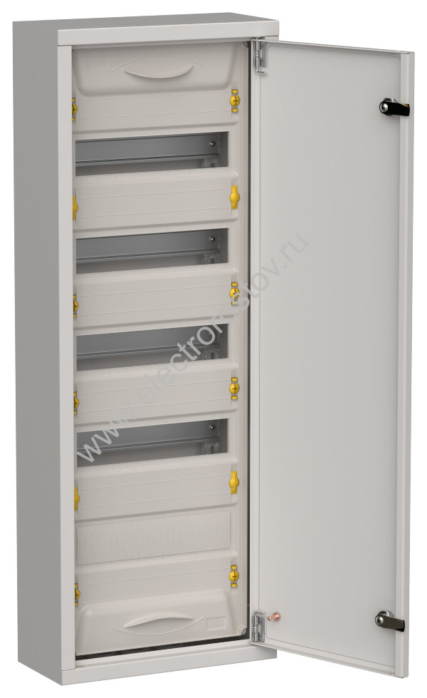 TITAN 5 Корпус мет. ЩРн-60 (1х60) 835х310х140 IP31 сер IEK