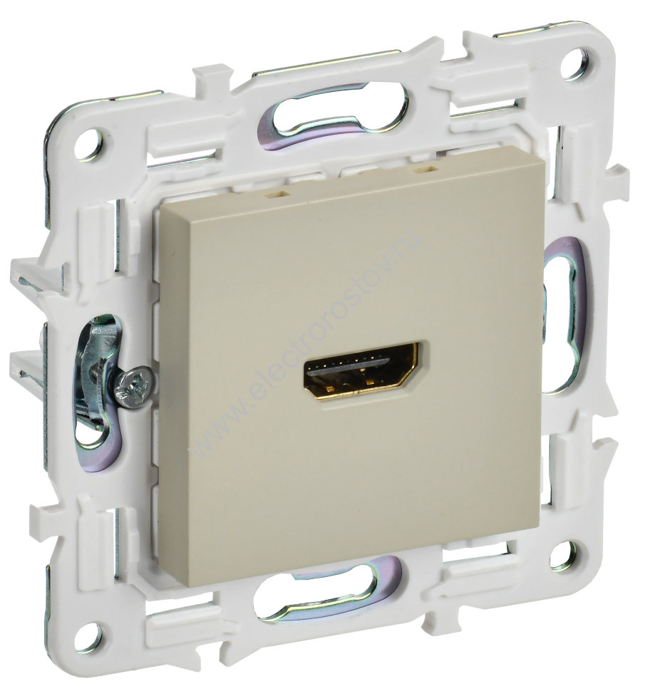 IEK SKANDY Бежевый Розетка HDMI SK-H01B