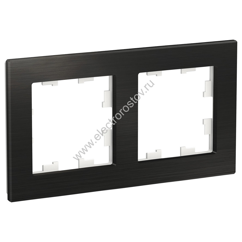 AtlasDesign Nature Металл оникс Рамка 2-ая Schneider Electric