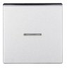 JUNG EcoProfi Алюминий Клавиша 1-ая с подсветкой