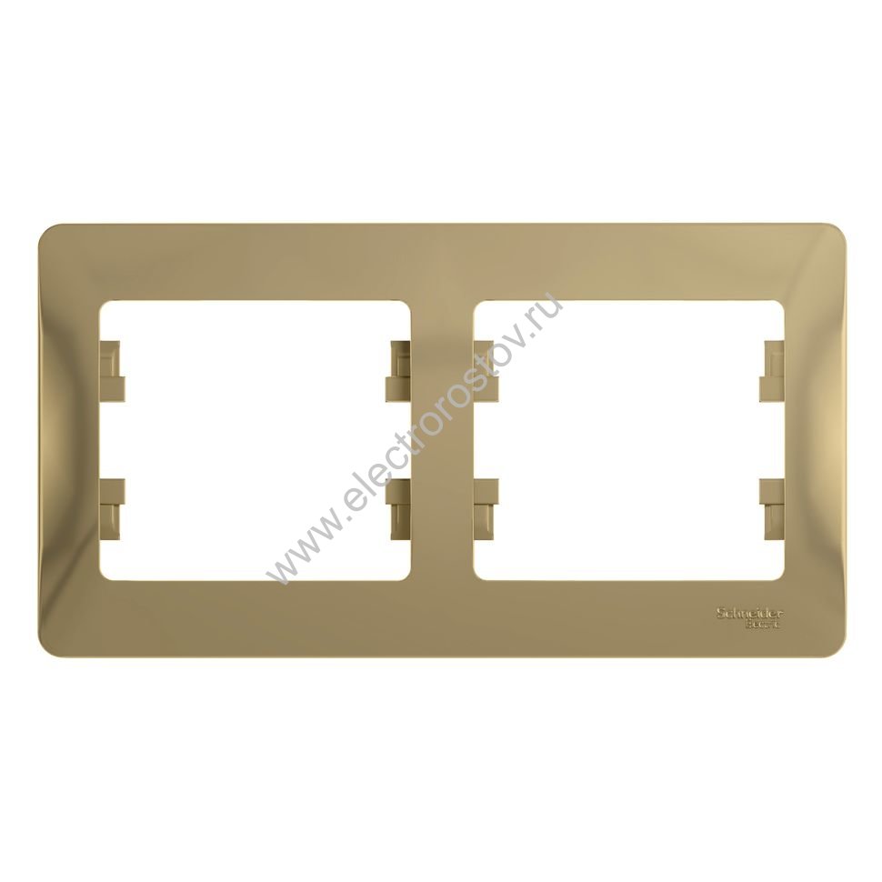 Glossa Титан Рамка 2-ая горизонтальная Schneider Electric