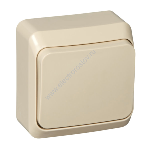 Этюд Крем Выключатель 1-клавишный Schneider Electric