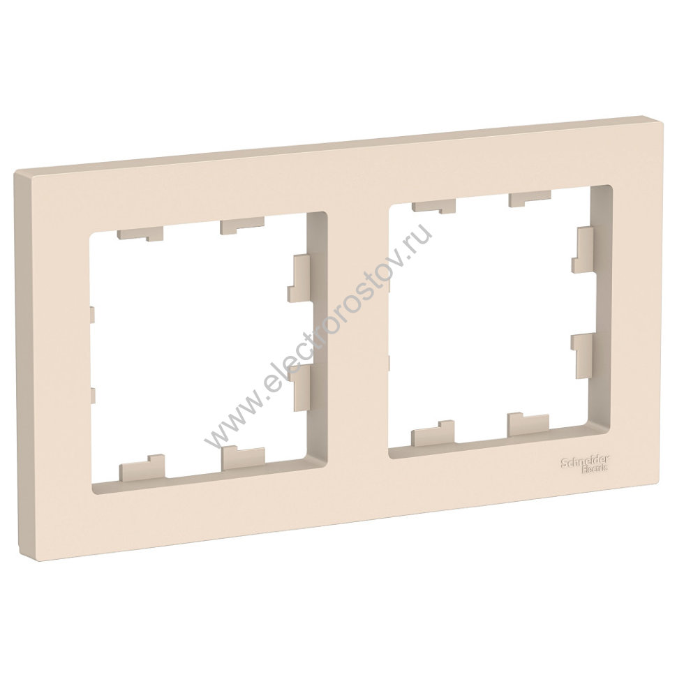 AtlasDesign Беж Рамка 2-ая, универсальная Schneider Electric