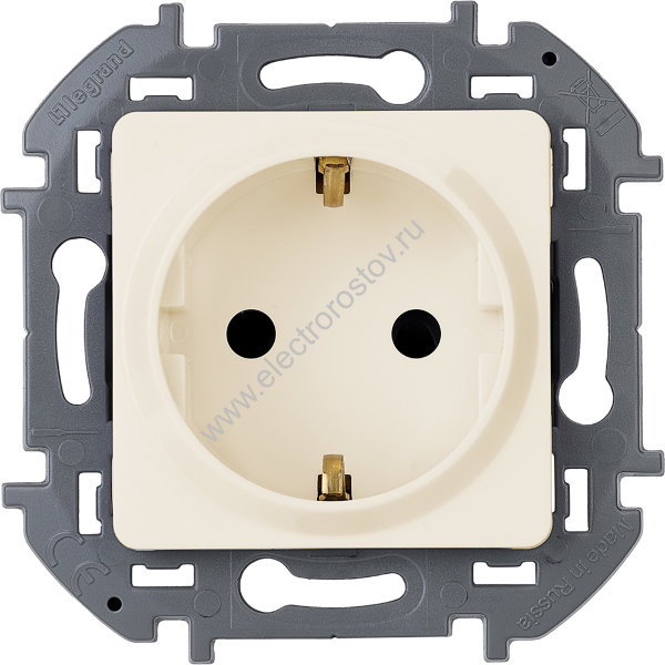 INSPIRIA Слоновая кость Розетка с заземлением Legrand