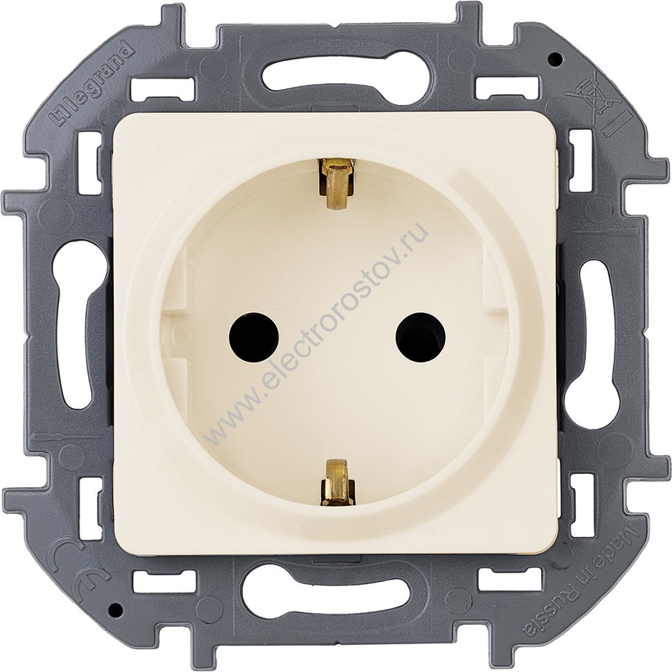 INSPIRIA Слоновая кость Розетка с заземлением Legrand