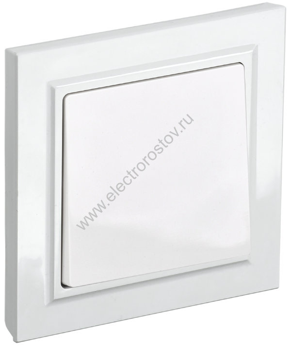IEK BRITE Белый Выключ. 1-кл 10А в сборе ВСР10-1-0-БрБ
