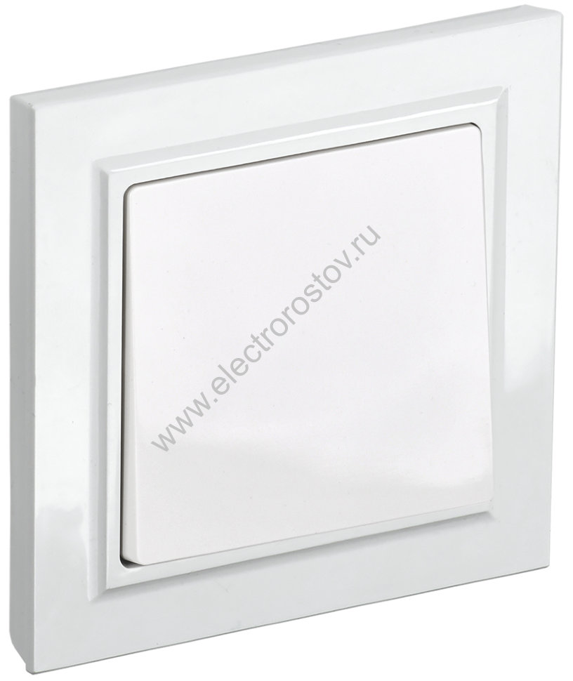 IEK BRITE Белый Выключ. 1-кл 10А в сборе ВСР10-1-0-БрБ