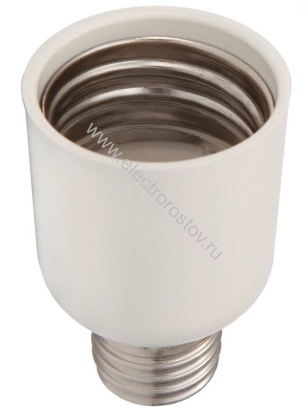 Переходник с Е27 на Е40, белый, TDM