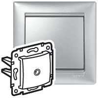 Valena Алюминий Розетка TV единственная 1,5 дБ Legrand