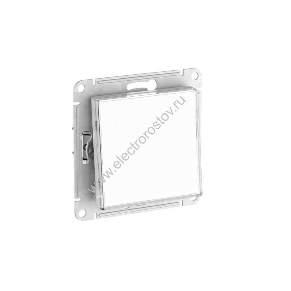 AtlasDesign Art Белый Выключатель 1-клавишный с быстрозажим. клеммами Schneider Electric