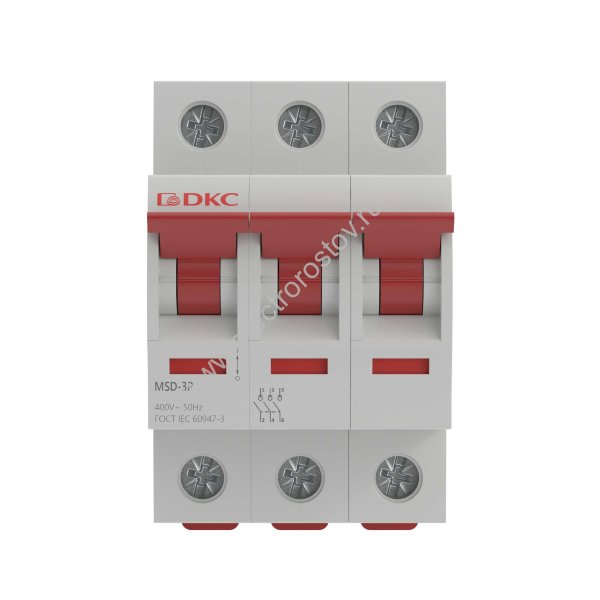 DKC YON max Выключатель нагрузки модульный MSD 3P 40A