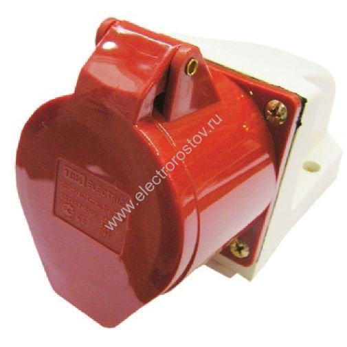 Розетка накладная 114 3P+N 16A 380В IP44 TDM