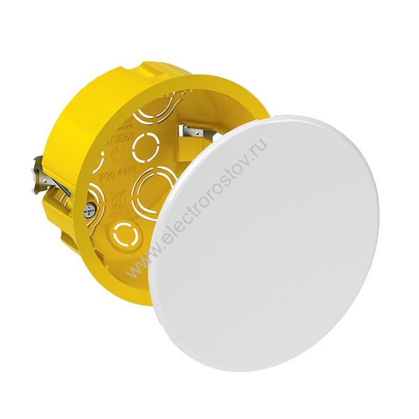 Распределительная коробка для полых стен 80x45мм метал. лапки IP30 Schneider Electric