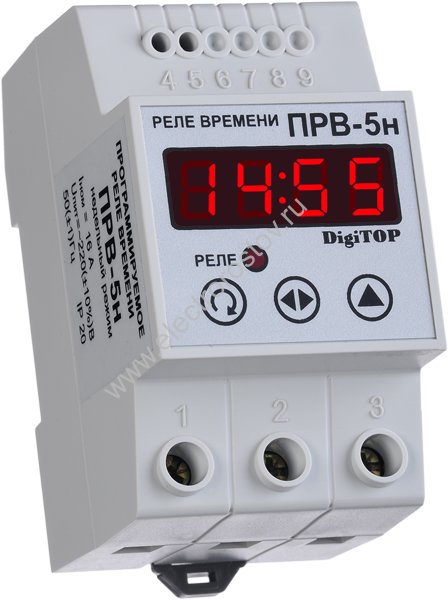 Реле времени (недельный режим) ПРВ-5н Digitop