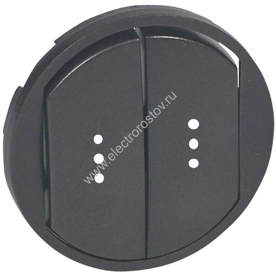 Celiane Графит Клавиша 2-ая с подсветкой Legrand