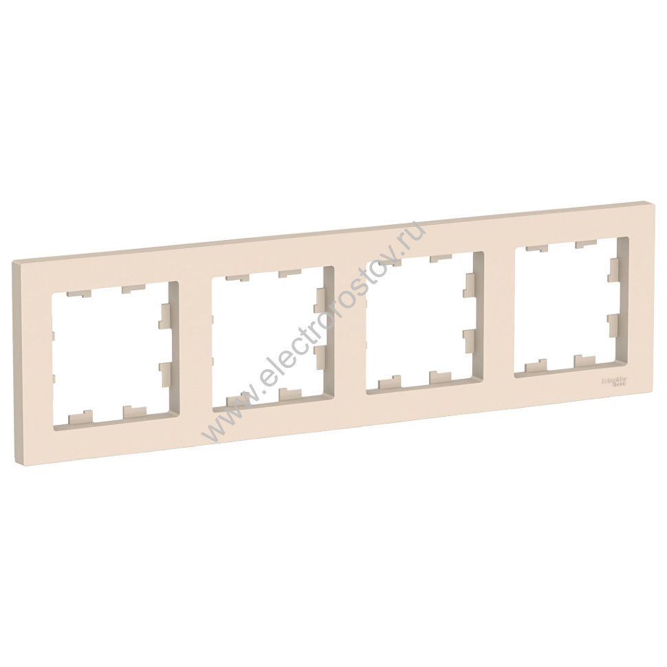 AtlasDesign Беж Рамка 4-ая, универсальная Schneider Electric