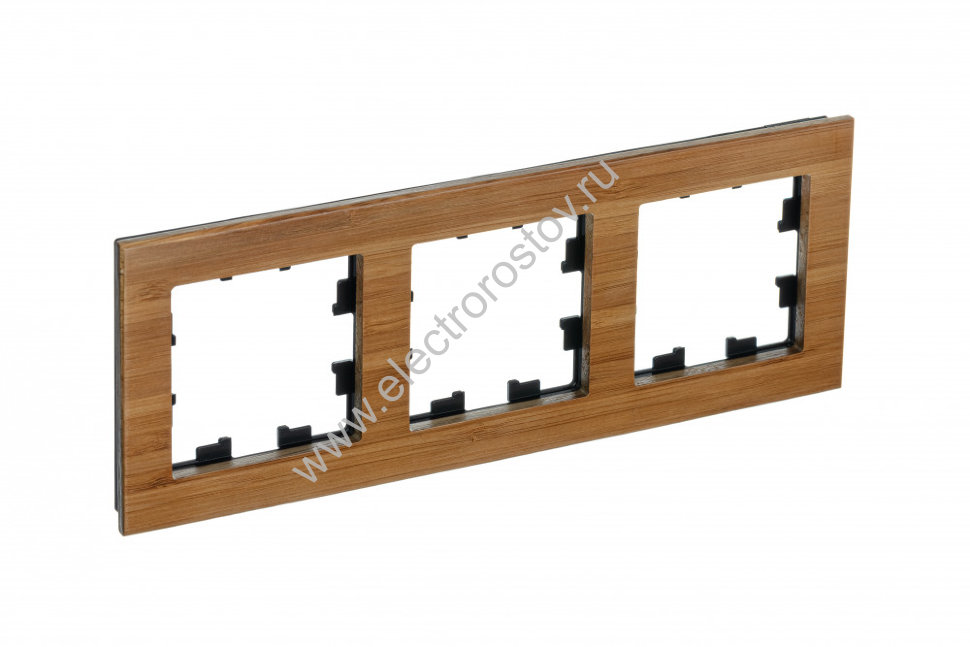 AtlasDesign Nature Дерево бамбук Рамка 3-ая Schneider Electric